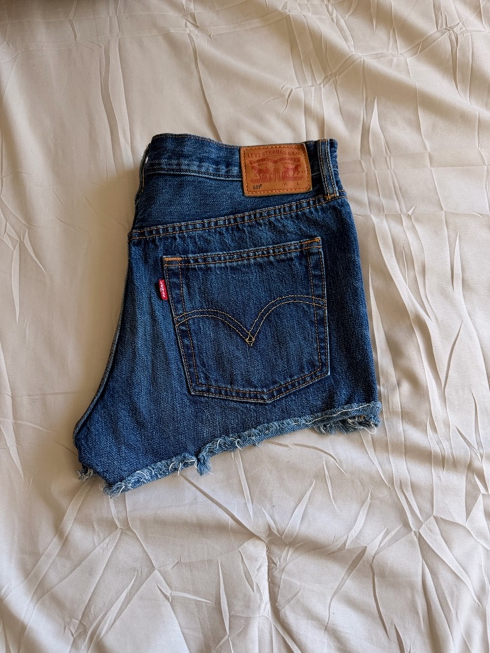 Levi's Women's Medium Wash Denim Shorts